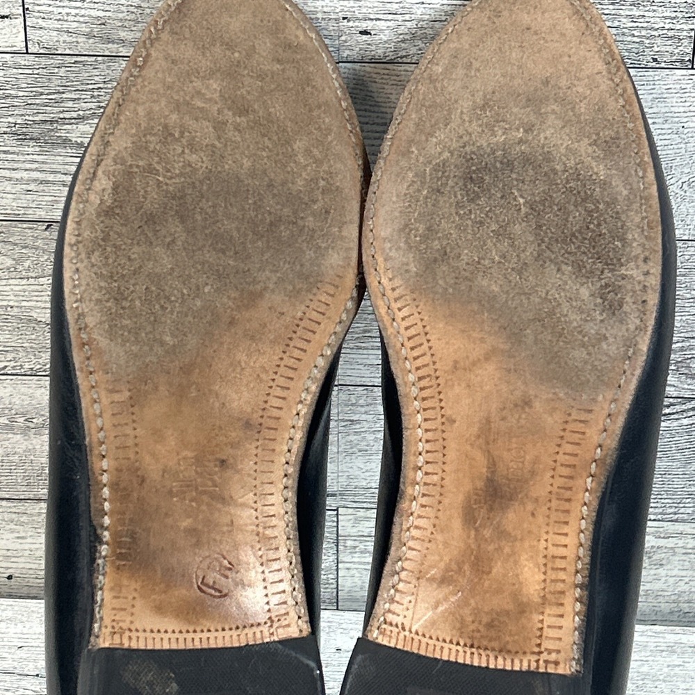 Allen Edmonds Chadwick Women Black Leather Pleated Skirt Loafer Flats Shoe SZ 9B - Picture 13 of 14